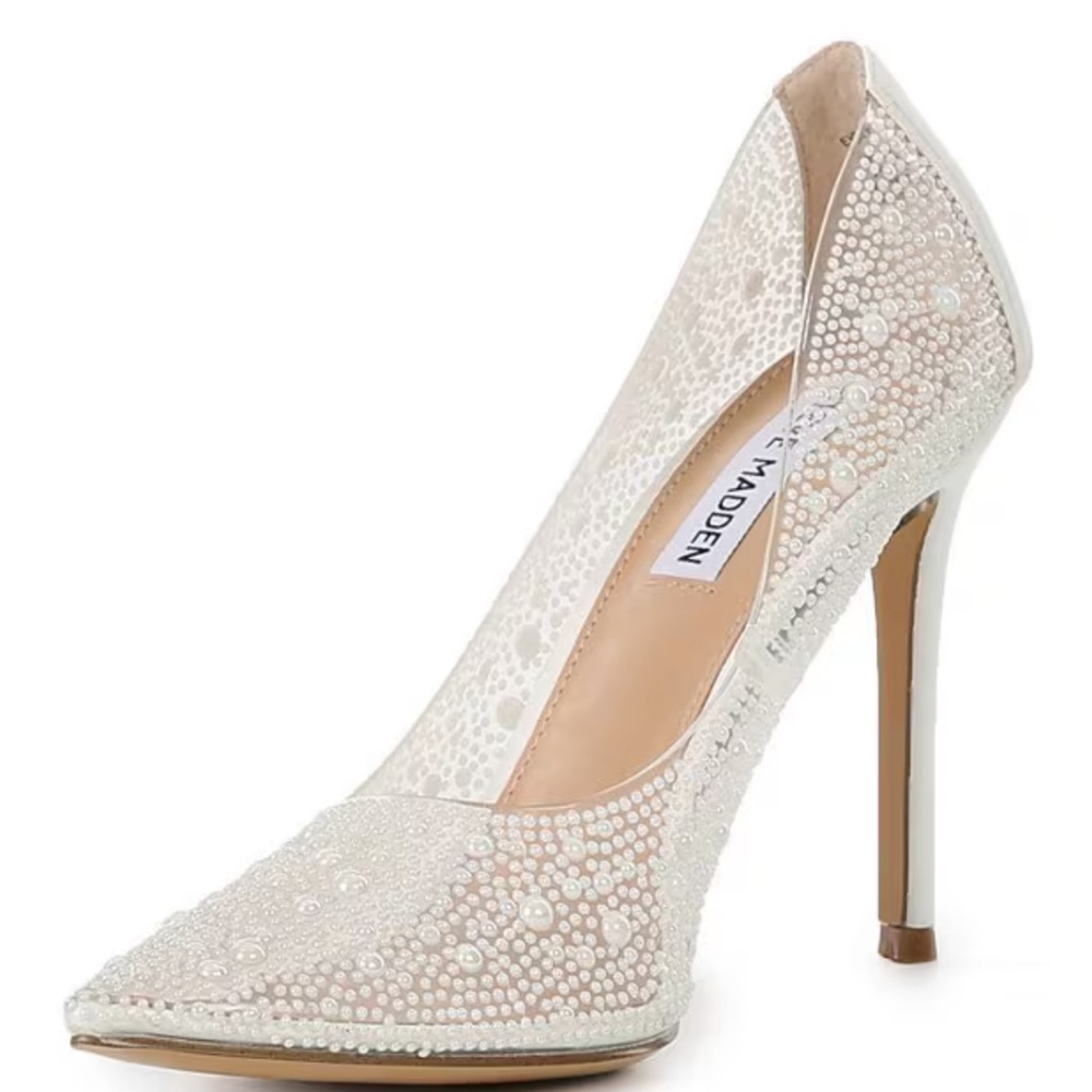 Steve Madden Pearl Heels Evelyn Stilettos